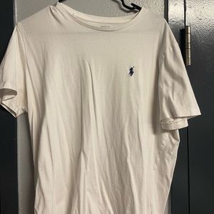 white polo tee
